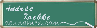 Andrée Koebke Visitenkarte